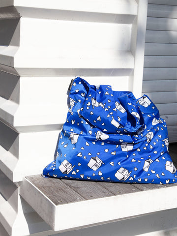 Moss Rose Recycled Poly Bag Milk Box